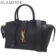 SAINT LAURENT PARIS(サンローランパリ) ダウンタン ベイビー ハンドバッグ 2WAY 肩掛け ショルダーバッグ YSL レザー ブラック黒 ゴールド金具 635346 レディース 40802170021【中古】【アラモード】