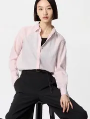 UNIQLO プレミアムリネンシャツ 10PINK 3XL 475647