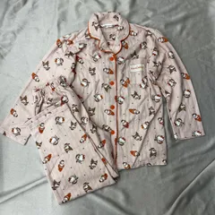 Sanrio  サンリオキャラクターズ　パジャマ　ルームウェア　秋　冬　Lサイズ　ハローキティ　マイメロディ　クロミ　ピンク　桃色　レディース