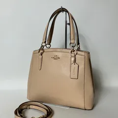 2511-272｜美品｜コーチ 2WAYハンドバッグ レザー ピンクベージュ