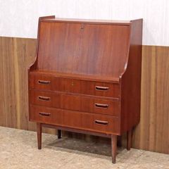 オープンブックケース 足つき 本棚 オーク ヴィンテージ 木製 レトロ