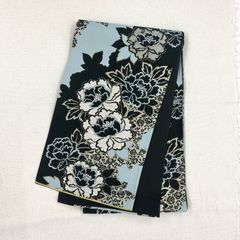 ♢振袖用袋帯♢ 帯 黒 青 白 成人式 六通 正絹 OB-034 - メルカリ