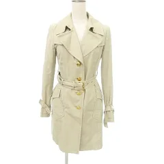 バーバリーブルーレーベル BURBERRY BLUE LABEL トレンチコート インナー ノバチェック柄 国内正規 38 Mサイズ ベージュ
