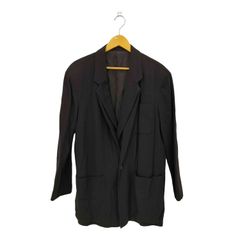 ISSEY MIYAKE MEN(イッセイミヤケメン) 80s 86年製 筆タグ ウールレーヨン レイヤード テーラードジャケット メンズ JPN：M 【中古】【ブランド古着バズストア】 イッセイミヤケメン ISSEY MIYAKE MEN 80s 86年製 筆タグ ウール