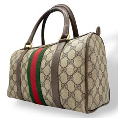 GUCCI グッチ ヴィンテージ GGスプリーム ミニボストン ハンドバッグ GUCCI グッチ ヴィンテージ GGスプリーム ミニボストン ハンドバッグ
