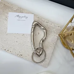 シルバー　キーリング　バッグチャーム