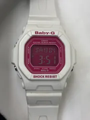 N 値下げ中【中古】CASIO カシオ Baby-G BG-5601 白/ピンク レディース 腕時計