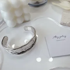 シルバーバングル　ヴィンテージ加工