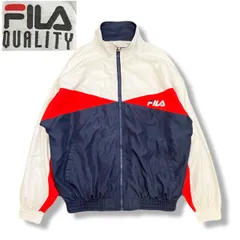 FILA フィラ 90s XL トリコロールカラー  ナイロンジャケット ヴィンテージ