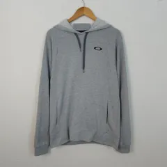 OAKLEY オークリー スウェット パーカー バックプリント グレー XLサイズ メンズ 古着 ストリート
