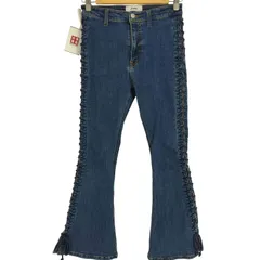 ジュエティ jouetie サイドロープデザイン ブーツカット フレア デニム レディース JPN：M 