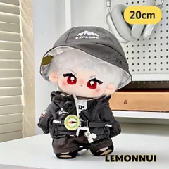 20cm ぬいぐるみ服 着せ替え 激かわ フルセット ぬい活 推し活 推しぬい 綿人形 棉花娃娃 ちびぬい服 ちびぐるみ コットンドール cotton doll-E073