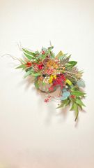 ミモザラウンドリース ポポラス＆スターチスOR - メルカリ