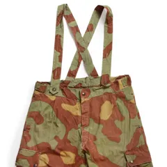 60s イタリア軍 サンマルコカモ コットン カーゴ パラトルーパー オーバーパンツ W38★A ビンテージ ユーロ ミリタリー ビッグサイズ