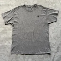チャンピオン ワンポイントロゴ Tシャツ XL ヘザーグレー 半袖 刺繍