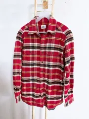 ヴィンテージ(95) ラコステ メンズ 冬 CHECK POCKET KARA 長袖 シャツ
