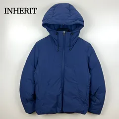 INHERIT 2017 seamles hoodie down jacket M インヘリット シームレス ダウンジャケット フード 汚れ有り セレクト