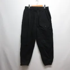 ユニクロ UNIQLO U ワイドフィット ジョガー パンツ L 黒 ブラック ユニクロユー