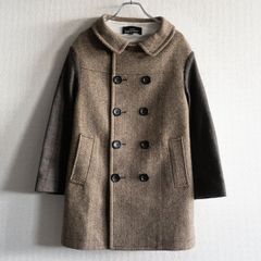 美品】tricot COMME des GARCONS【ヘリンボーン ウール ダブルコート