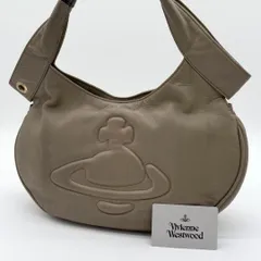 【良品】Vivienne ハンドバッグ セミショルダーバッグ オーブ レザー