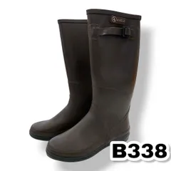 AIGLE（エーグル）レインブーツ　ブラウン　サイズ37（26.5ｃｍ）フランス製　管理B338
