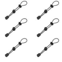 トレッキングポール ホルダー 6個セット 登山ストック 固定ベルト 弾性ロープ付き リュック 紐 まとめる アタッチメント バンジーコード 杖傘ホルダー 折りたたみポール対応 登山ロープ対応 バックパック アクセサリー