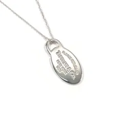 ティファニー ネックレス リターントゥ オーバルタグ  シルバー