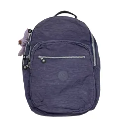 KIPLING ネイビー パープル ビッグバックパック