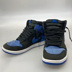 【中古品】NIKE ナイキ DZ5485-042 AIR JORDAN 1 RETRO HIGH OG BLACK ROYAL BLUE-WHITE スニーカー 本体のみ（箱なし） 【160-251213-WA-09-iwa】