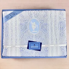 【14日まで限定新春セール！】WEDGWOOD 西川産業 ジャガードタオルシーツ 140×240cm 綿100％【未使用品】