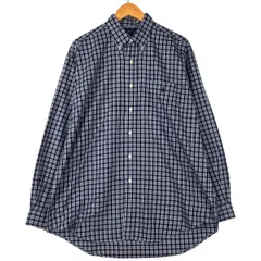 古着 ラルフローレン Ralph Lauren BLAKE タータンチェック 長袖 ボタンダウンチェックシャツ メンズL相当/eaa599405
