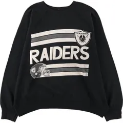 古着 NFL LAS VEGAS RAIDERS ラスベガスレイダース プリントスウェットシャツ トレーナー メンズXL相当/eaa596024