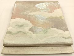 平和屋着物○上質な小紋 紬地 絞り 草花文 正絹 逸品 DAAY9205az