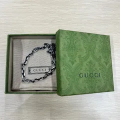 グッチ インターロッキングG ロングネックレス　シルバー925