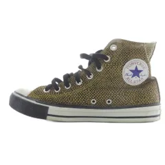 コンバース CONVERSE オールスター 100 スネーク ALLSTAR G SNAKE HI スニーカー 27cm ゴールド色 黒
