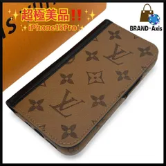 Y【超極美品】ルイヴィトン モノグラム リバース iphone15Pro ケース
