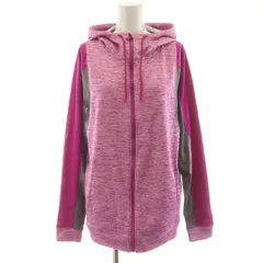 アンダーアーマー UNDER ARMOUR パーカー ジップアップ ロゴ L ピンク グレー /AN36