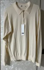 UNIQLO U メンズ ニット ポロシャツ 長袖 Mサイズ 新品