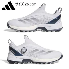 新品★アディダス★NLK60★アディゼロ ゼッドジー 25 ボア スパイクレス★ADIZERO ZG 25 BOA★【JI0863】ホワイト/ネイビー/グレー★26.5cm★日本正規品