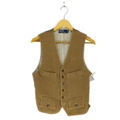 ポロバイラルフローレン Polo by RALPH LAUREN 太畝コーデュロイ ベスト メンズ import：M 