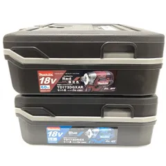 マキタ makita 18V 充電式インパクトドライバ TD173DRGX TD173DGXAR 2台セット 未使用 ブルー オーセンティックレッド 純正品 ≡DT6938