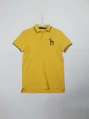 HAZZYS ヘジス 黄色 半袖 ポロTシャツ 1000949
