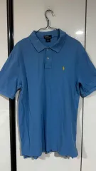 ポロ ラルフローレン ブルー 半袖 カラーTシャツ