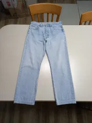 31 90's リーバイス501 USA レディース ストレートジーンズ ライトブルー 31-474