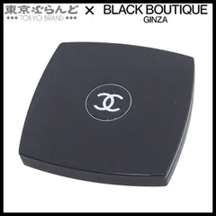 シャネル CHANEL コンパクトミラー ココマーク ダブルミラー ブラック プラスチック 手鏡・コンパクト レディース 101822717