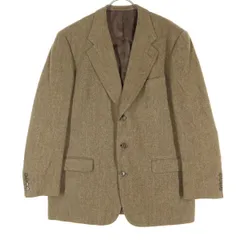 DANIEL CREMIEUX ダニエルクレミュ 長袖 ウール テーラードジャケット 50 ブラウン メンズ 古着