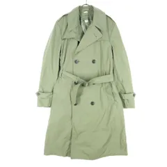 SIDRAN U.Sマリンコープ SP0100-96-D-1051 長袖 トレンチコート 38R カーキ ライナー取外し可 メンズ 古着