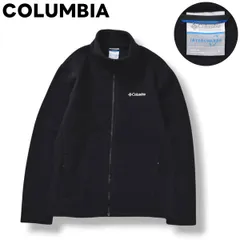 【定番】 コロンビア COLUMBIA インターチェンジ INTERCHANGE フリース ジャケット スタンドカラー ジップアップ ロゴ 刺繍 L ブラック アウトドア ウェア タウンユース レジャー メンズ