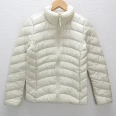 U■ユニクロ/UNIQLO ウルトラライトダウンジャケット【M】白系/LADIES/K8【中古】■