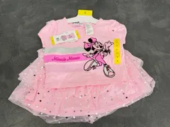 新品 DISNEY ディズニー ミニーマウス 子供服 キッズ サイズ6 身長100cm～110cm程度  セットアップ サイズ5 ピンク 20284 / 302285 在★8